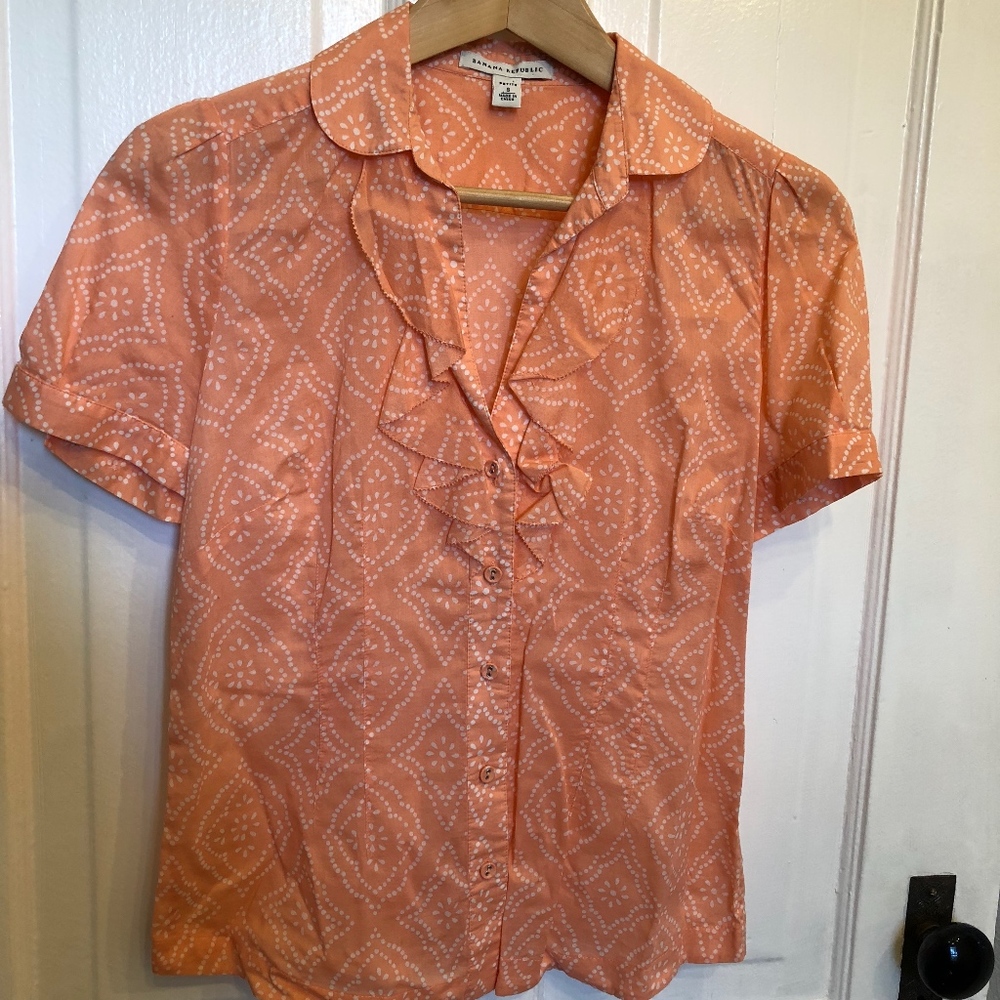 Banana Republic - Beautiful Silk/Cotton Blouse